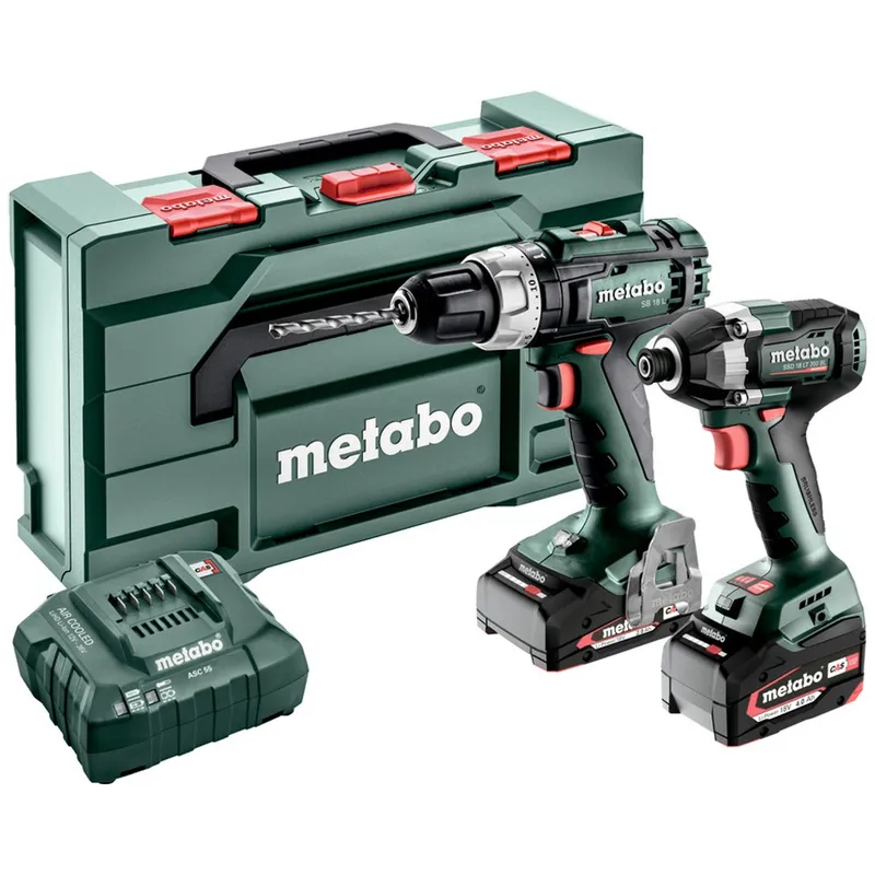 Metabo Metabo Akku Combo Set 2.8.6 18V, SB 18 L + SSD 18 LT 200 BL, metaBOX 145 L – Produktbild 1 von 1