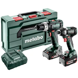 Metabo Metabo Akku Combo Set 2.8.6 18V, SB 18 L + SSD 18 LT 200 BL, metaBOX 145 L – Produktbild 1 von 1
