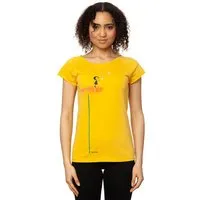 FellHerz FellHerz Damen T-Shirt Schwalbenzug, Gelb, – Produktbild 6 von 6