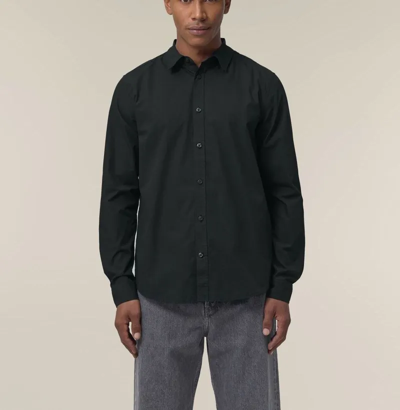 UNIPOLAR UNIPOLAR Herren vegan Shirt Basic Styling, Weiß, – Produktbild 1 von 2