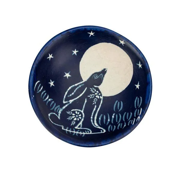 El Puente El Puente Schale "Hase" | Fair Trade & Handmade aus Kenia, Blau, – Produktbild 1 von 1