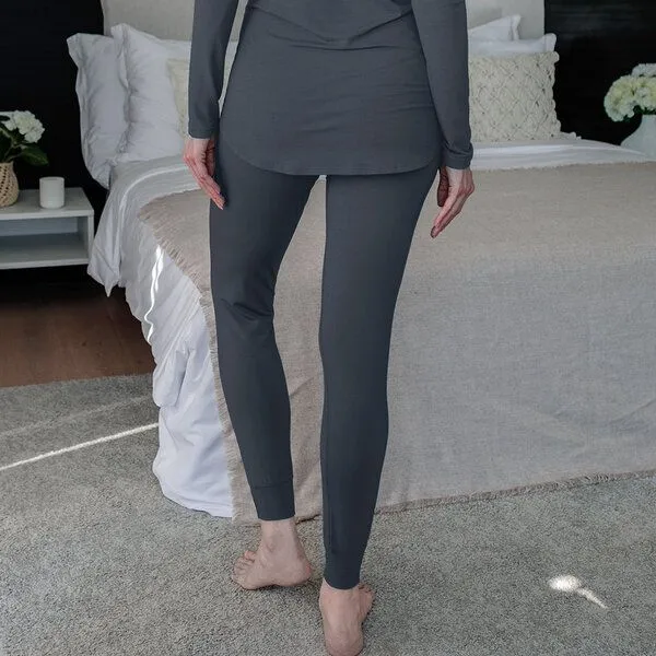 Dagsmejan Dagsmejan Damen Hose mit Bündchen Balance, Deep grey, – Produktbild 4 von 4
