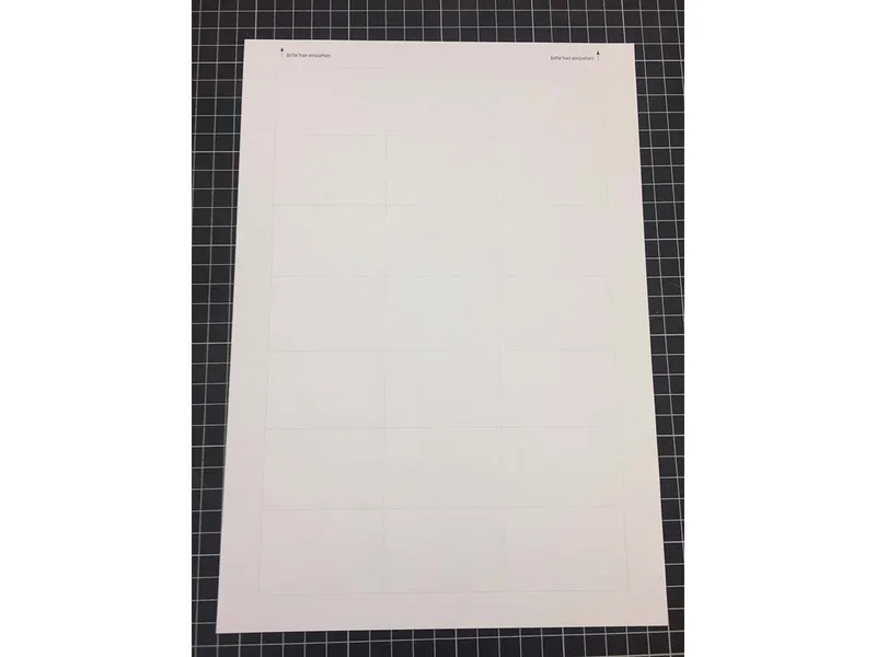Bio Company Etikettenbogen weiß vorgestanzt zum Eindrucken 58 x 38 mm / Aufbau: 3x7 – Produktbild 1 von 1