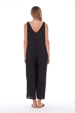RAVENS VIEW IBIZA RAVENS VIEW IBIZA Damen vegan Jumpsuit Menorca Schwarz – Produktbild 1 von 1