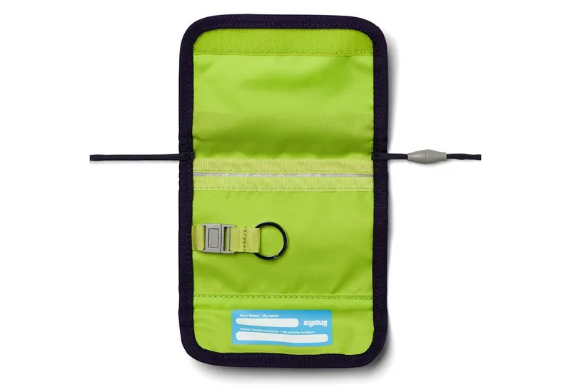 Ergobag Ergobag Schulranzen Brustbeutel AmBärzonas (1 Stück), Münzfach, Fahrkartenfach, Geldbeutel, Lila, – Produktbild 2 von 3