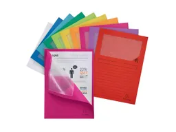 8 x 50 Exacompta Fenstermappen "Forever", 130 g/m², DIN A4, sortiert – Produktbild 1 von 1