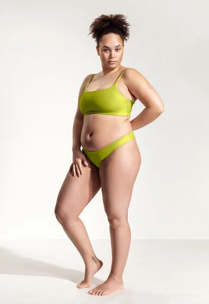 Oy Oy Surf Bikini Oberteil „Buri“, Grün, – Produktbild 3 von 4