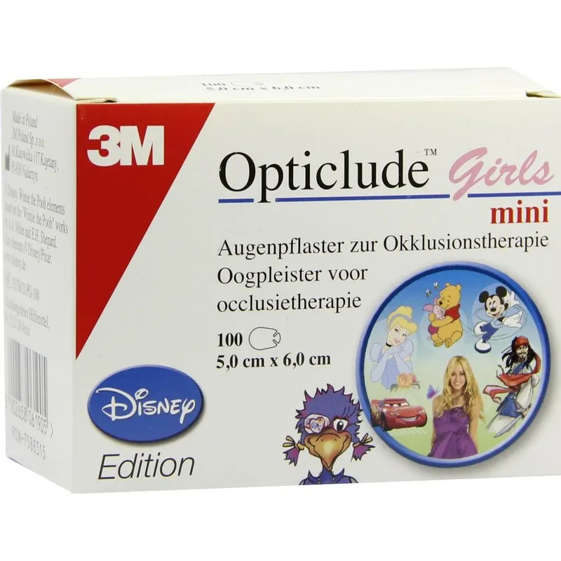 Solventum Germany OPTICLUDE 3M Disney Girls mini 2537MDPG-100 100 St Pflaster – Produktbild 1 von 1