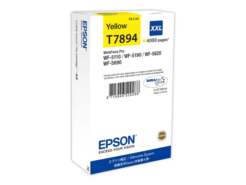 Epson Epson Tintenpatrone T7894XXL gelb – Produktbild 1 von 2