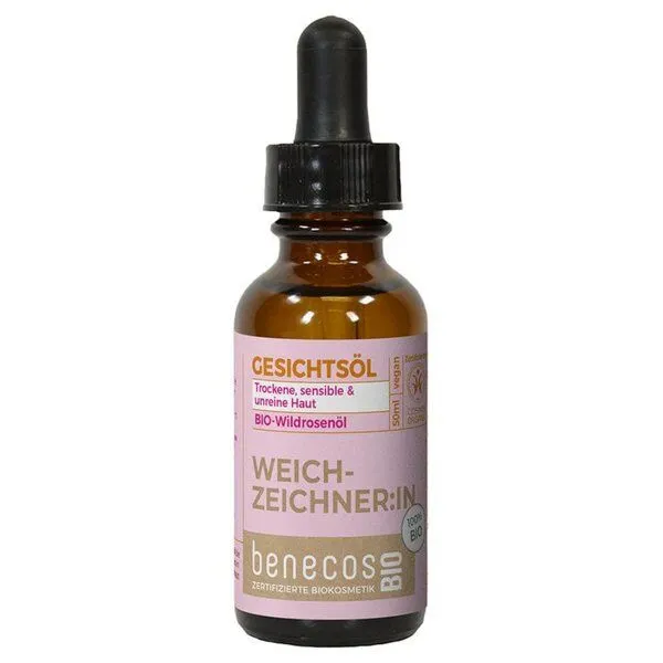 Benecos benecosBIO WEICHZEICHNER:IN GESICHTSÖL BIO-WILDROSENÖL – Produktbild 1 von 1