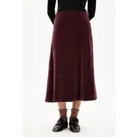 ARMEDANGELS ARMEDANGELS VOLAGAA VELVET Damen Jerseyrock aus Bio-Baumwoll Mix, Dark cranberry, – Produktbild 1 von 1