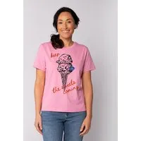 watapparel watapparel T-Shirt Frauen Ice cream, Bubble pink, – Produktbild 1 von 1