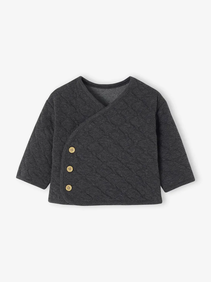 Vertbaudet Baby Wickeljacke, Anthrazit, – Produktbild 1 von 3