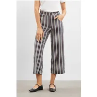 LAURIE LAURIE Damen vegan Hose Donna Loose Jersey Crop Nautical Stripe – Produktbild 1 von 1