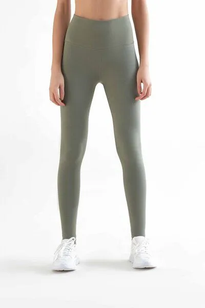 True North TRUE NORTH Bio-Damen-Sport-Leggings, grün, Gr. L – Produktbild 2 von 4