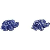 Schönes aus Indochina Schönes aus Indochina Schmuck Ohrstecker Elefant Keramik, Royal, – Produktbild 1 von 1