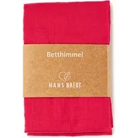 HANS NATUR Betthimmel Baldachin Bio-Baumwolle himbeer 115 x 300 cm – Produktbild 1 von 1