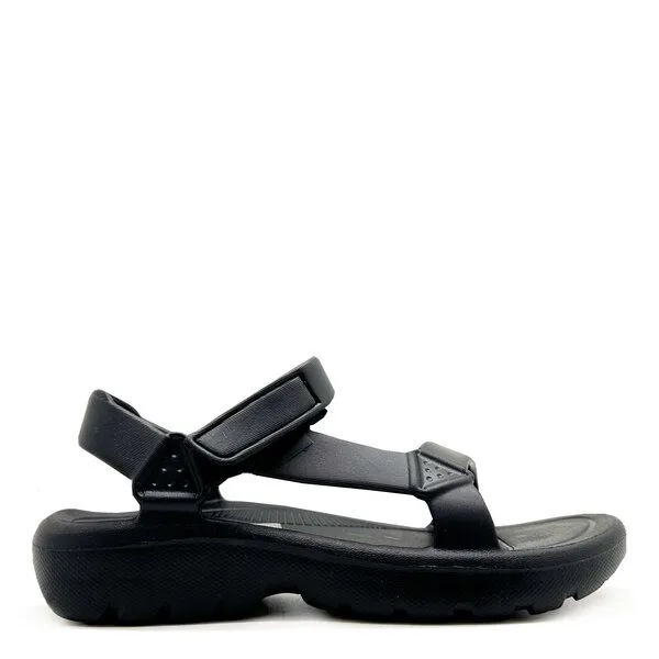 thies Vegane Ecofoam Trek Sandale von thies ® aus recyceltem EVA, Black (schwarz), – Produktbild 1 von 4
