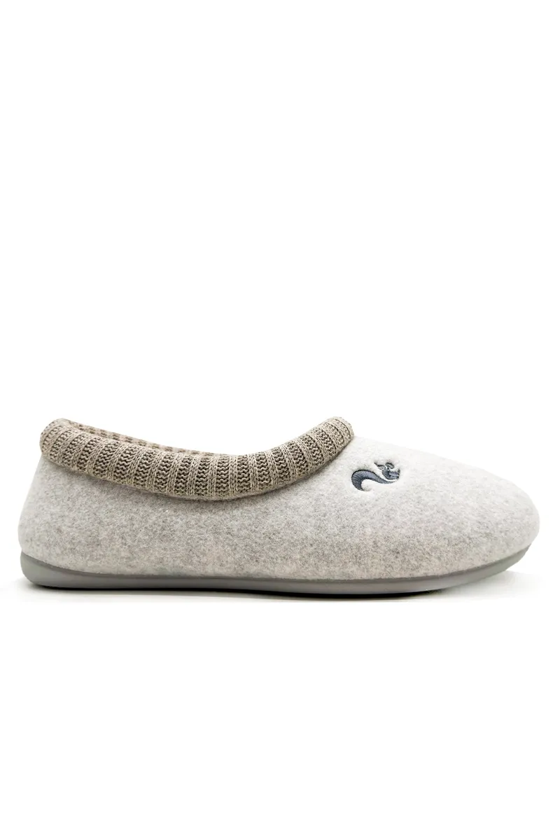 thies thies Damen vegan Hausschuhe Cozy Home Hellgrau (W/X), Hellgrau, – Produktbild 1 von 2
