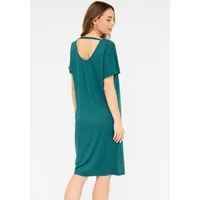 WiDDA Widda Damen vegan Kleid Rückenfrei Farlo Petrol, Teal, – Produktbild 1 von 1