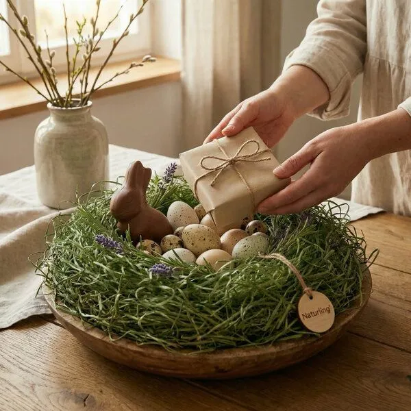 naturling naturling Ostergras 500g - Holzwolle oder Heu für Osternest – Produktbild 8 von 8