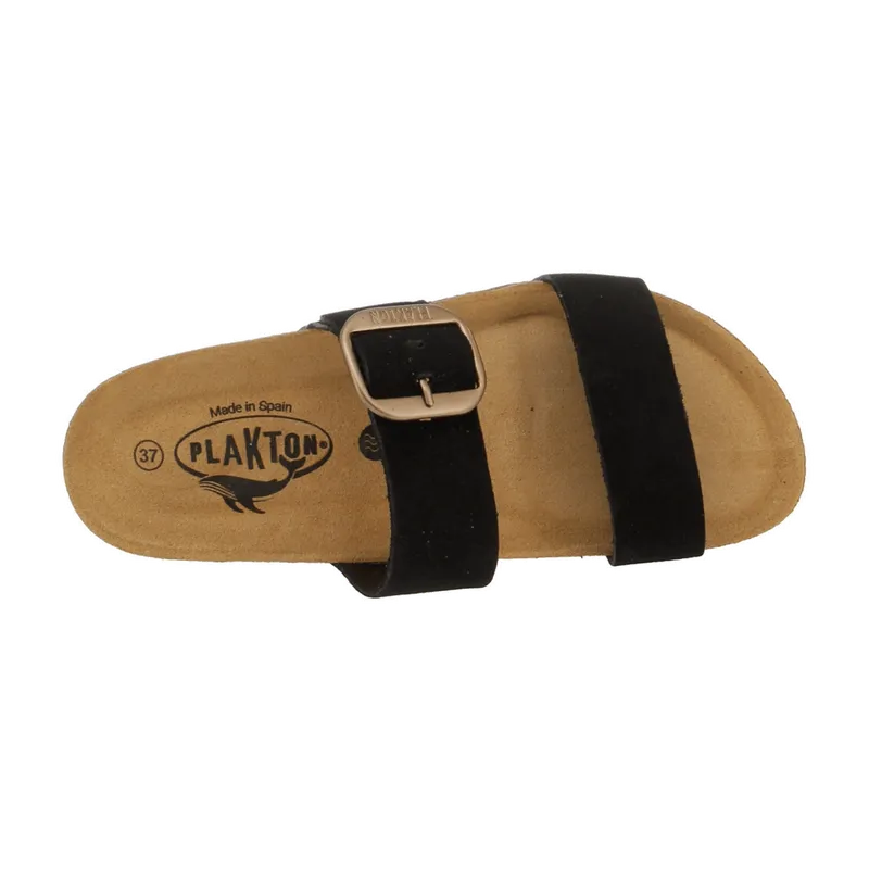 Plakton Plakton 183004 Rock Nobuck - Damen Schuhe Pantoletten - Negro für Damen, Schwarz, – Produktbild 5 von 5