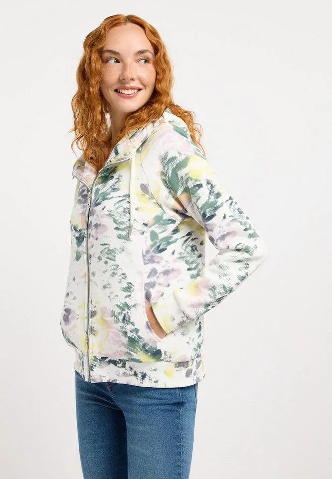 ragwear ragwear Sweatshirt FLLAWIA PRINT aus Baumwolle und Polyester, normale Schnittform, Bunt, – Produktbild 2 von 5