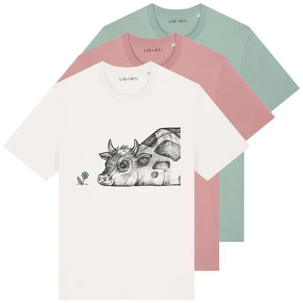 LIGARTI LIGARTI T-Shirt – Rita, Cremeweiß, – Produktbild 3 von 5