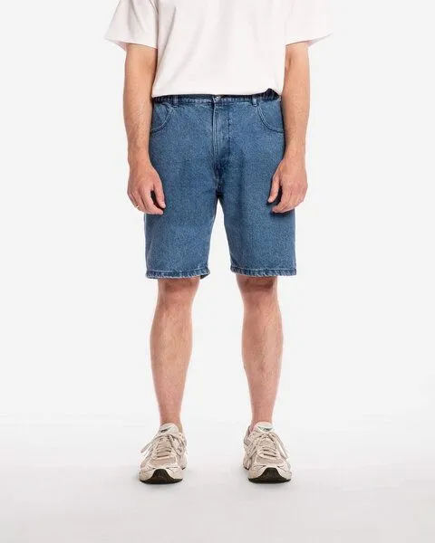 MATONA Matona Kurze Hose | Loose Denim Shorts | aus Bio-Baumwolle, Mid blue, – Produktbild 1 von 3