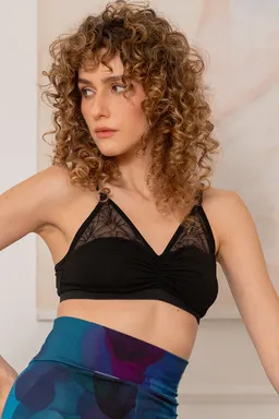 WiDDA WiDDA Damen vegan Bralette Aus Spitze Schwarz – Produktbild 1 von 1