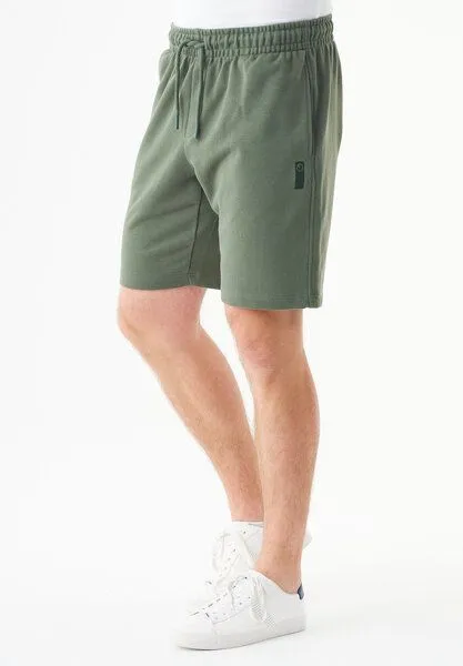 ORGANICATION ORGANICATION ESSENTIALS-SHADI- Shorts aus Bio-Baumwolle, Olive, – Produktbild 3 von 3