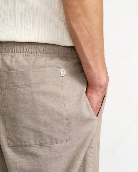 Rotholz Rotholz - Hose Pleated Wide Organic Cotton, Natur (grey brown), – Produktbild 4 von 4