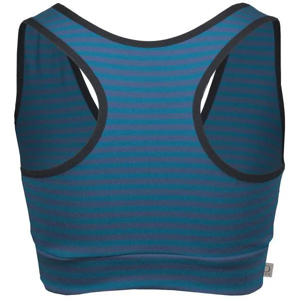 Frija Omina Frija Omina Bio Sport-Top Athla Muster, Petrol-indigo gestreift (blau), – Produktbild 2 von 2