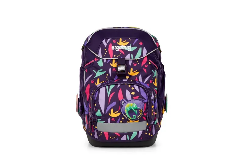 Ergobag Ergobag Schulranzen Schulranzen-Set PACK AmBärzonas 6-teilig (6-teilig), ergonomisch, ab 1. Klasse, Your-Size-System, Lila, – Produktbild 3 von 5