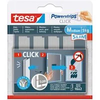 Tesa tesa Powerstrips "CLICK" 16 x 2 Slim M, bis 1,8 kg – Produktbild 1 von 1