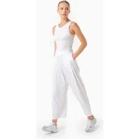 ORGANICATION ORGANICATION PEENY | Weit geschnittene Hose aus recyceltem Polyamid, White, – Produktbild 1 von 1