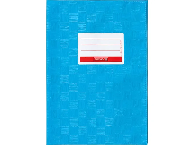 BRUNNEN BRUNNEN Heftumschlag aus Polypropylen DIN A4, Mittelblau, – Produktbild 1 von 1