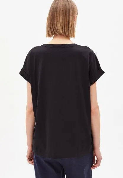 ARMEDANGELS ARMEDANGELS IDAARA Damen T-Shirt aus Bio-Baumwolle, Black, – Produktbild 5 von 7