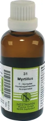 Nestmann Pharma MYRTILLUS F Komplex 31 Dilution 50 ml Dilution – Produktbild 1 von 1
