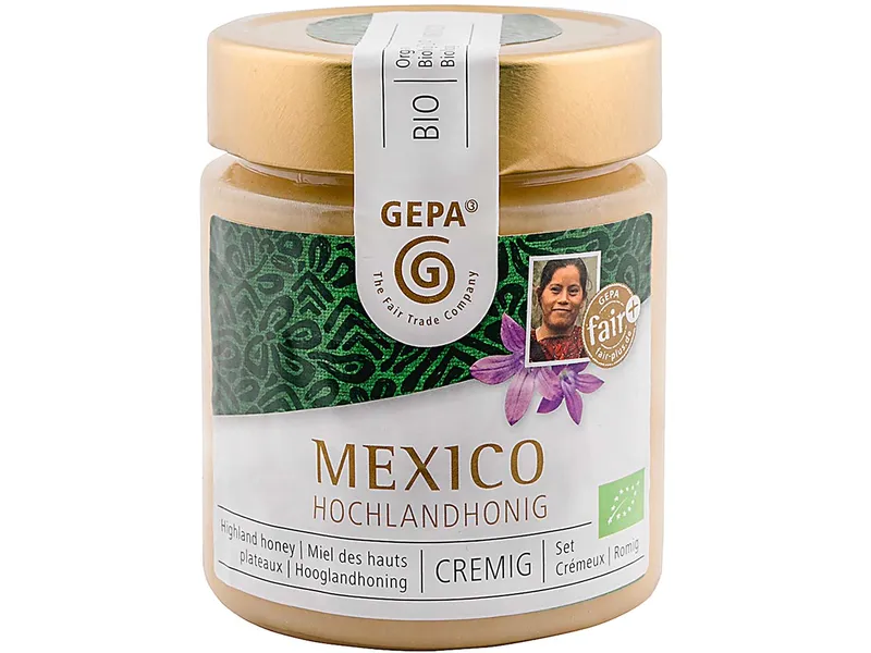 gepa GEPA Bio-Hochland-Honig "Mexico", cremig, 500 g – Produktbild 1 von 1