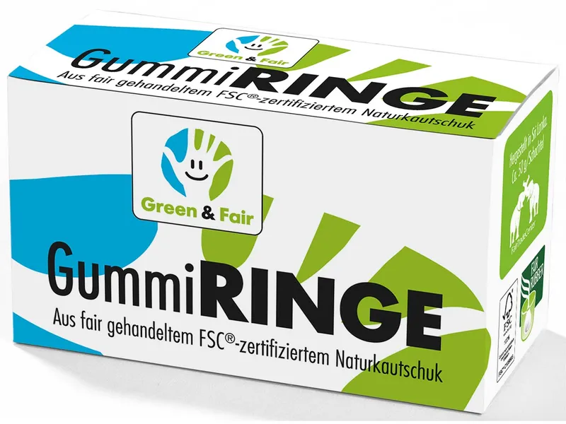 green&fair green&fair Gummiringe, lose – Produktbild 1 von 2