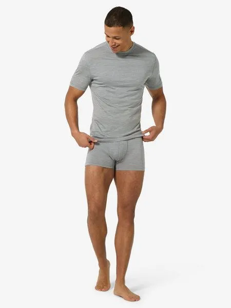 Super.Natural Super.Natural M BIO BASE TEE für Herren, Merino, Cashmere grey melange, – Produktbild 3 von 4