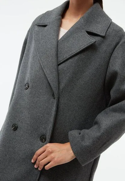 Givn Berlin Givn Berlin Mantel GBANOUK aus recycelter Wolle, Steel grey, – Produktbild 3 von 3