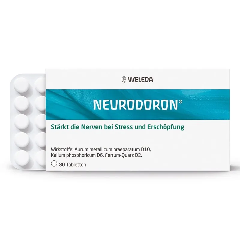 Weleda Neurodoron Tabletten hilft bei Stress, innerer Unruhe – Produktbild 2 von 2