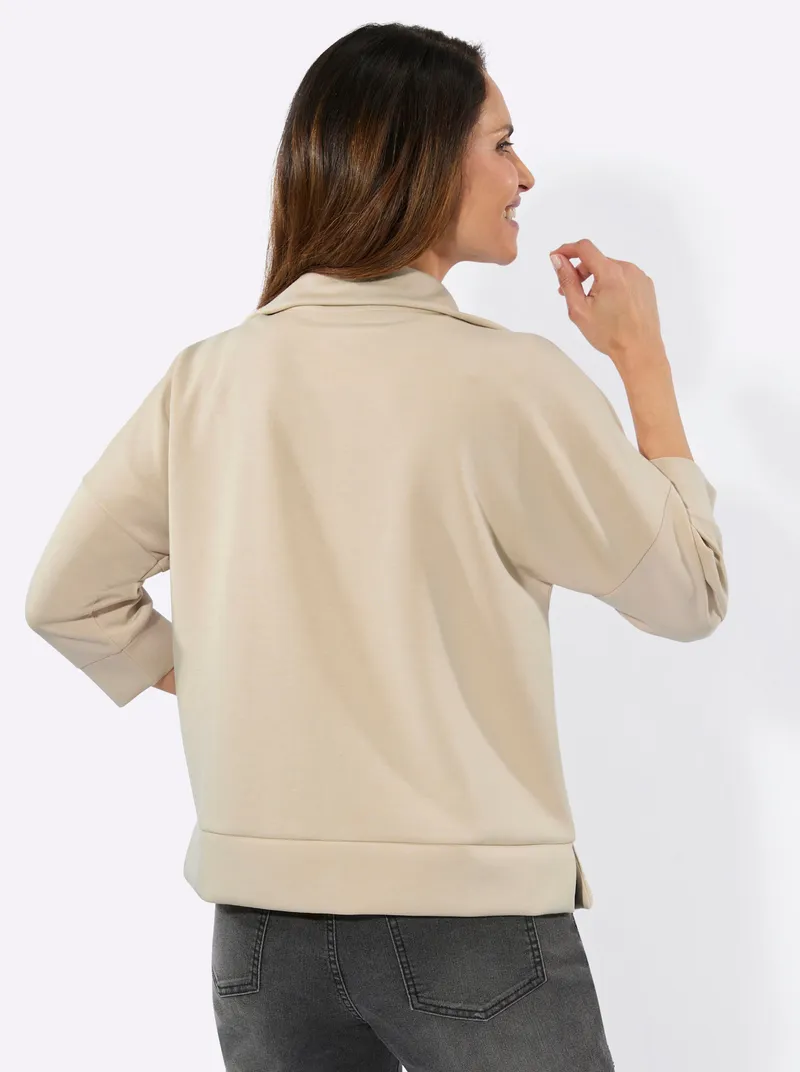 Witt Sweatjacke, Sand, – Produktbild 1 von 2