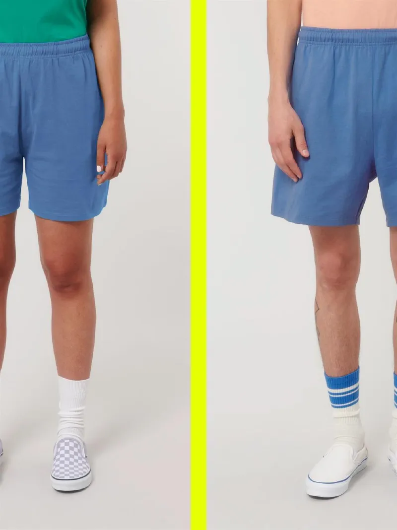 UNIPOLAR UNIPOLAR Baumwoll-Shorts Wakon, Bright blue, – Produktbild 1 von 2