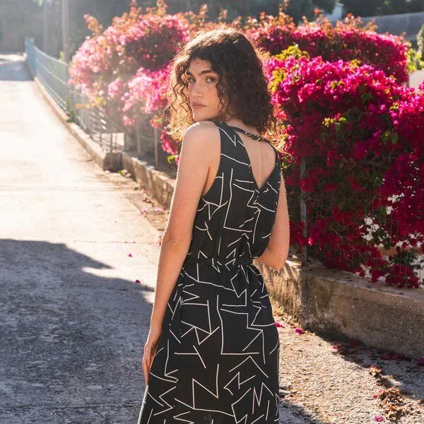 WiDDA berlin WiDDA berlin Maxikleid VANI Lines aus ECOVERO® – Produktbild 2 von 3
