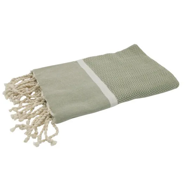Just Be Just Be Hamamtuch / Strandtuch Chevron, Khaki, – Produktbild 1 von 1