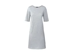 Living Crafts Living Crafts Bio-Damen-Nachthemd "Berit" mit Rundhalsausschnitt, grey melange, Gr. S – Produktbild 1 von 1