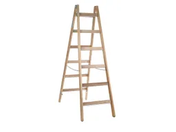 KRAUSE Klapp-Holzleiter 2x6 Sprossen – Produktbild 1 von 1